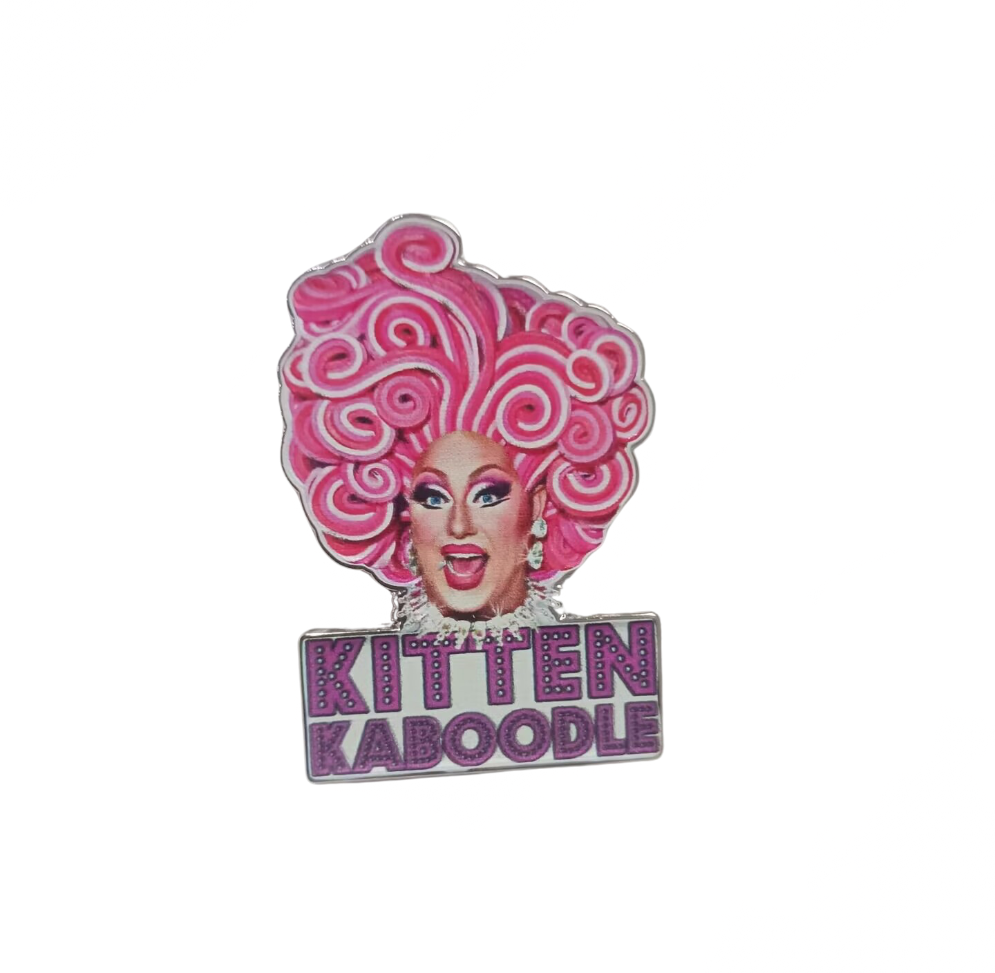 Kampy Kitten Kaboodle Enamel Pin