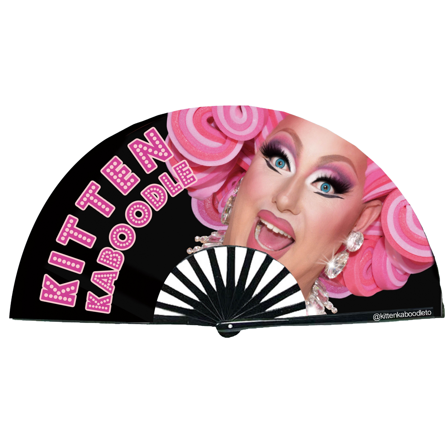 Kampy Kitten Kaboodle Hand Fan