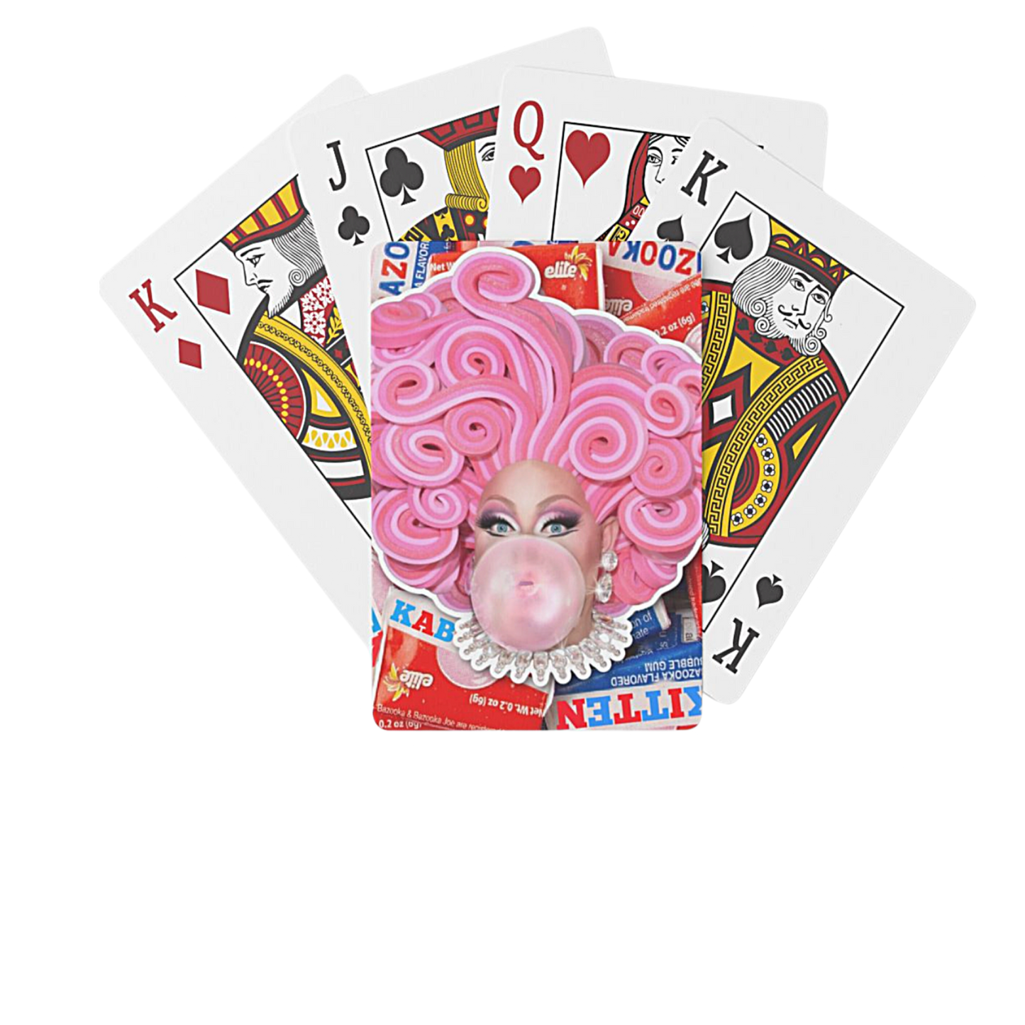 Bubblegum Kitten Playing Cards