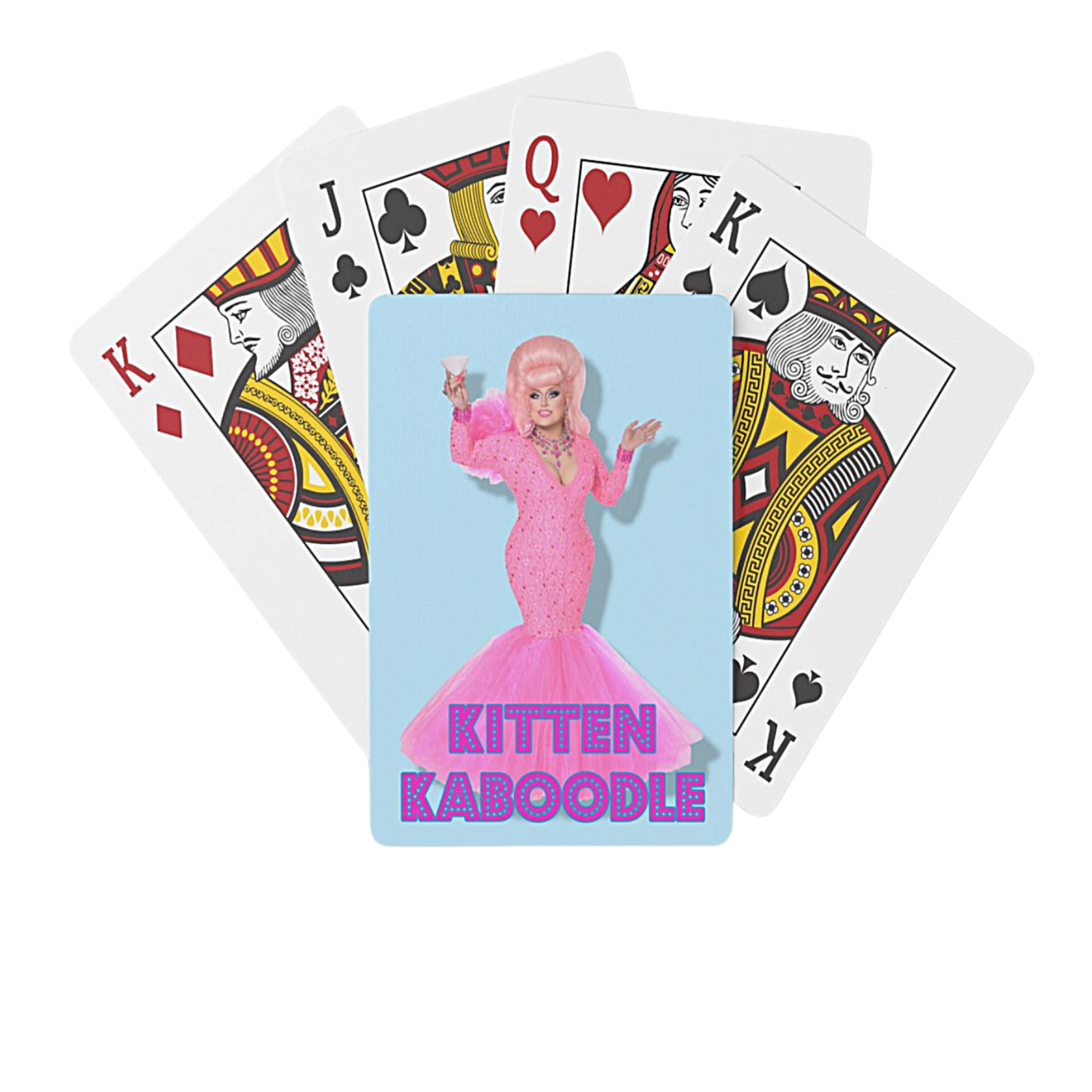 Cheers Kitten Playing Cards