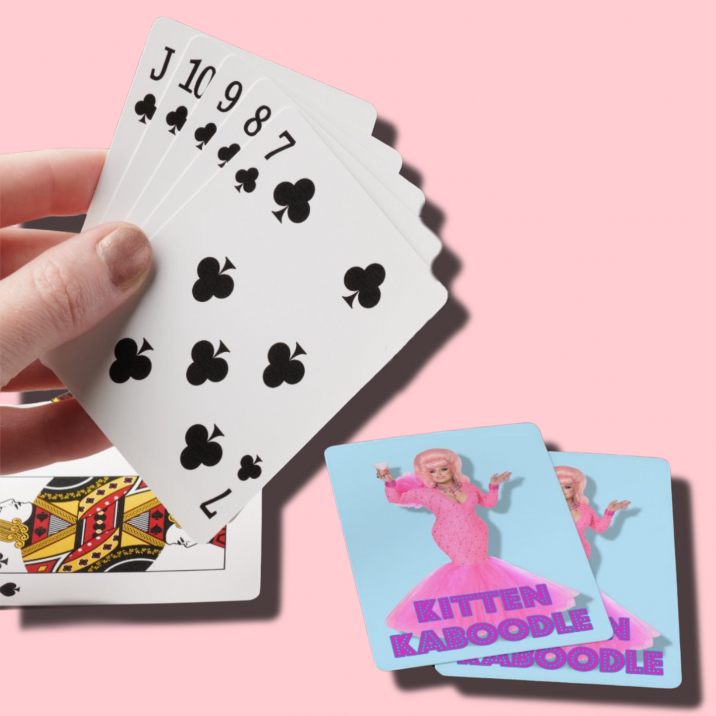 Cheers Kitten Playing Cards