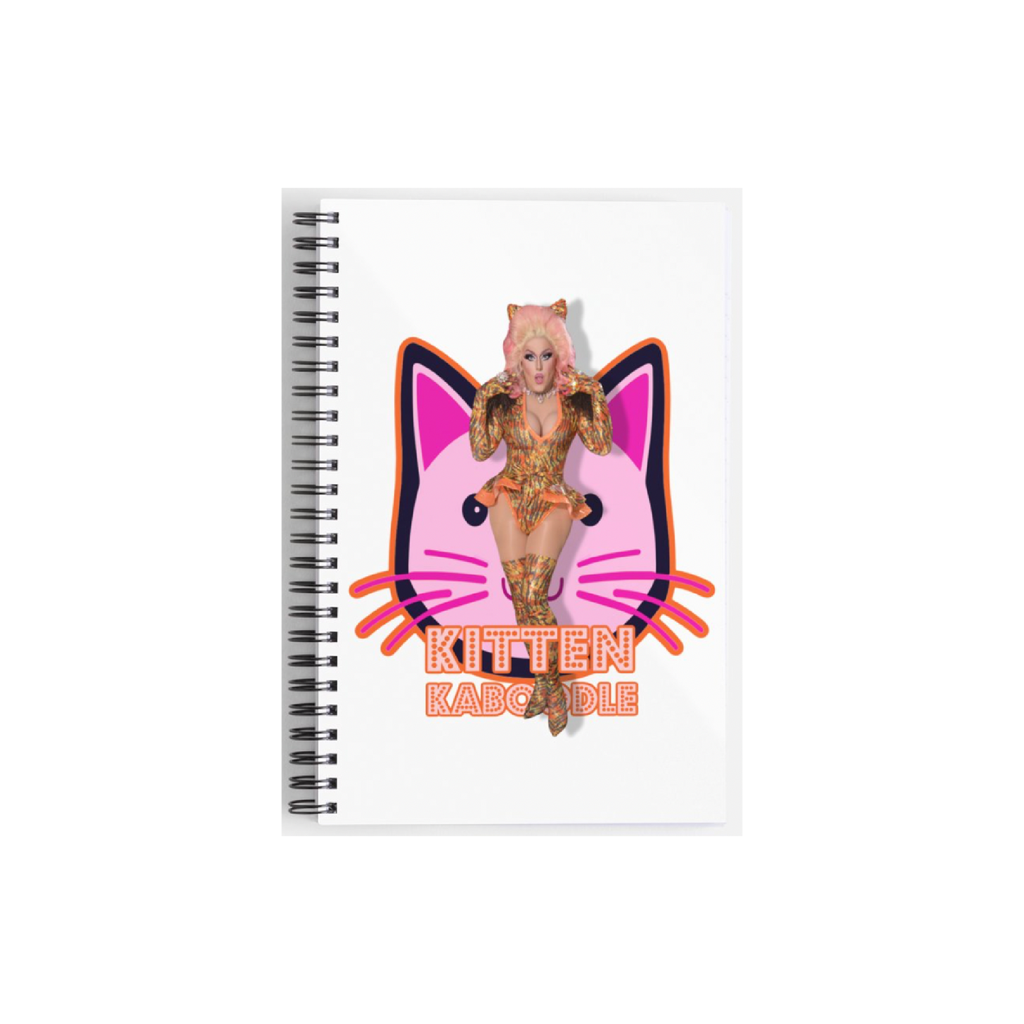 Entrance Look Kitten Notebook