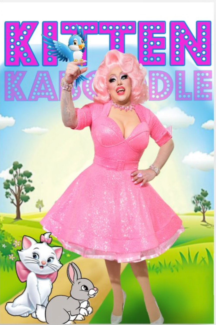 Kitten Kaboodle and her Friends - Signed Postcard Print