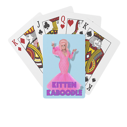 Cheers Kitten Playing Cards